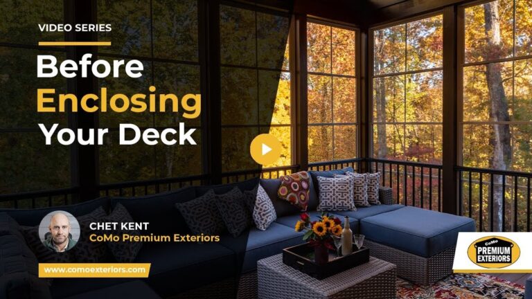 enclosing your deck