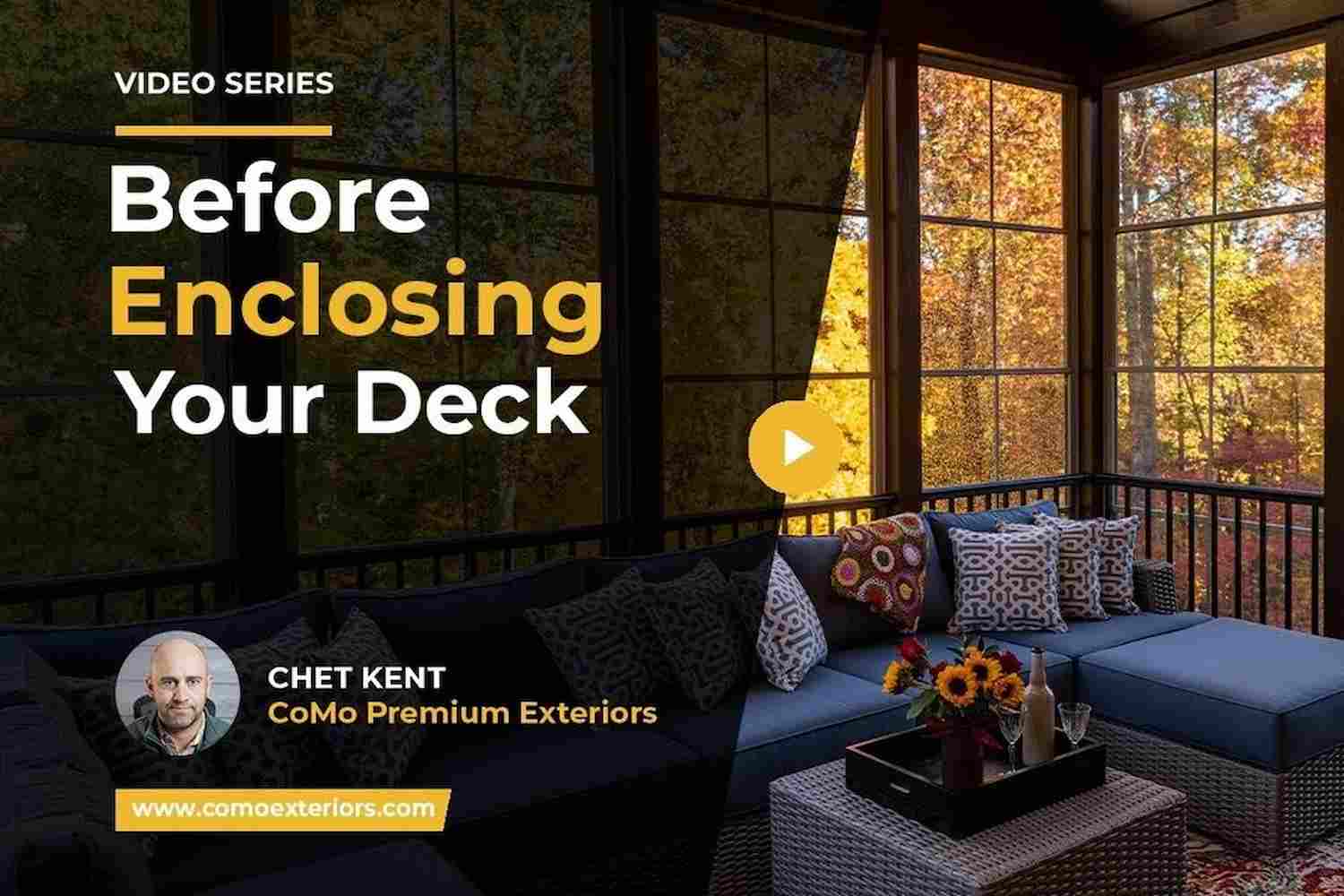 enclosing your deck