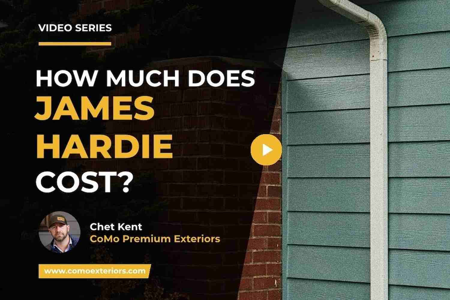 cost to install james hardie