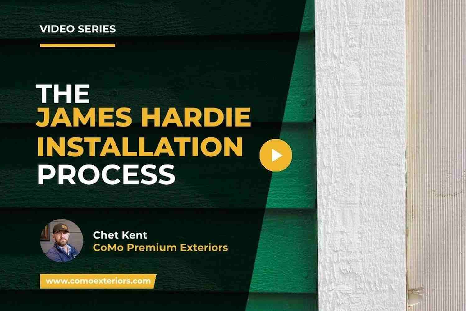 hardie siding installation process