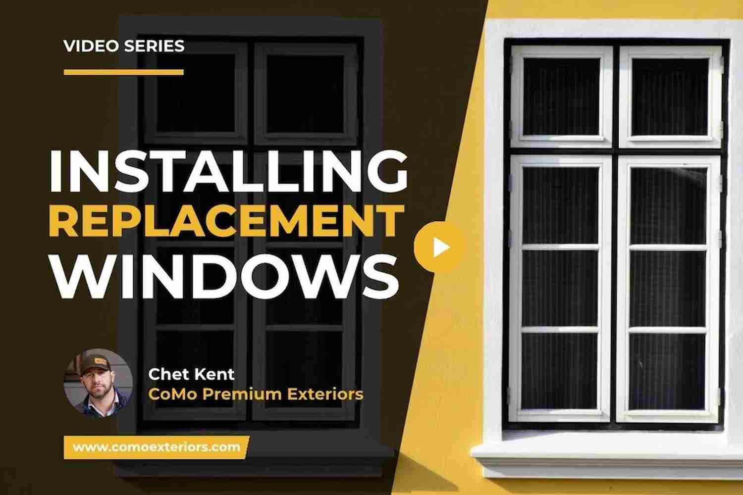 installing replacement windows