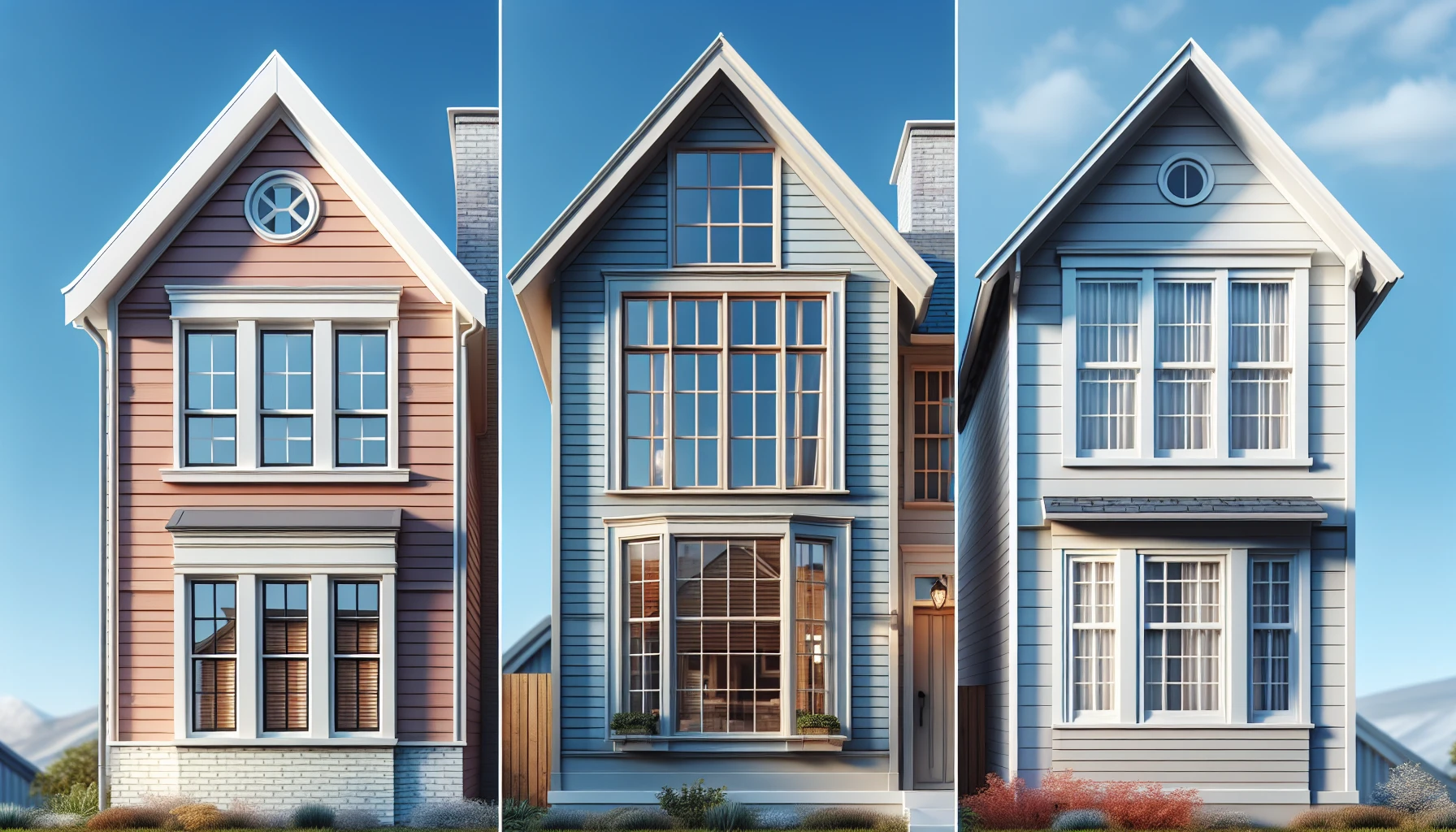 Illustration showcasing popular window styles