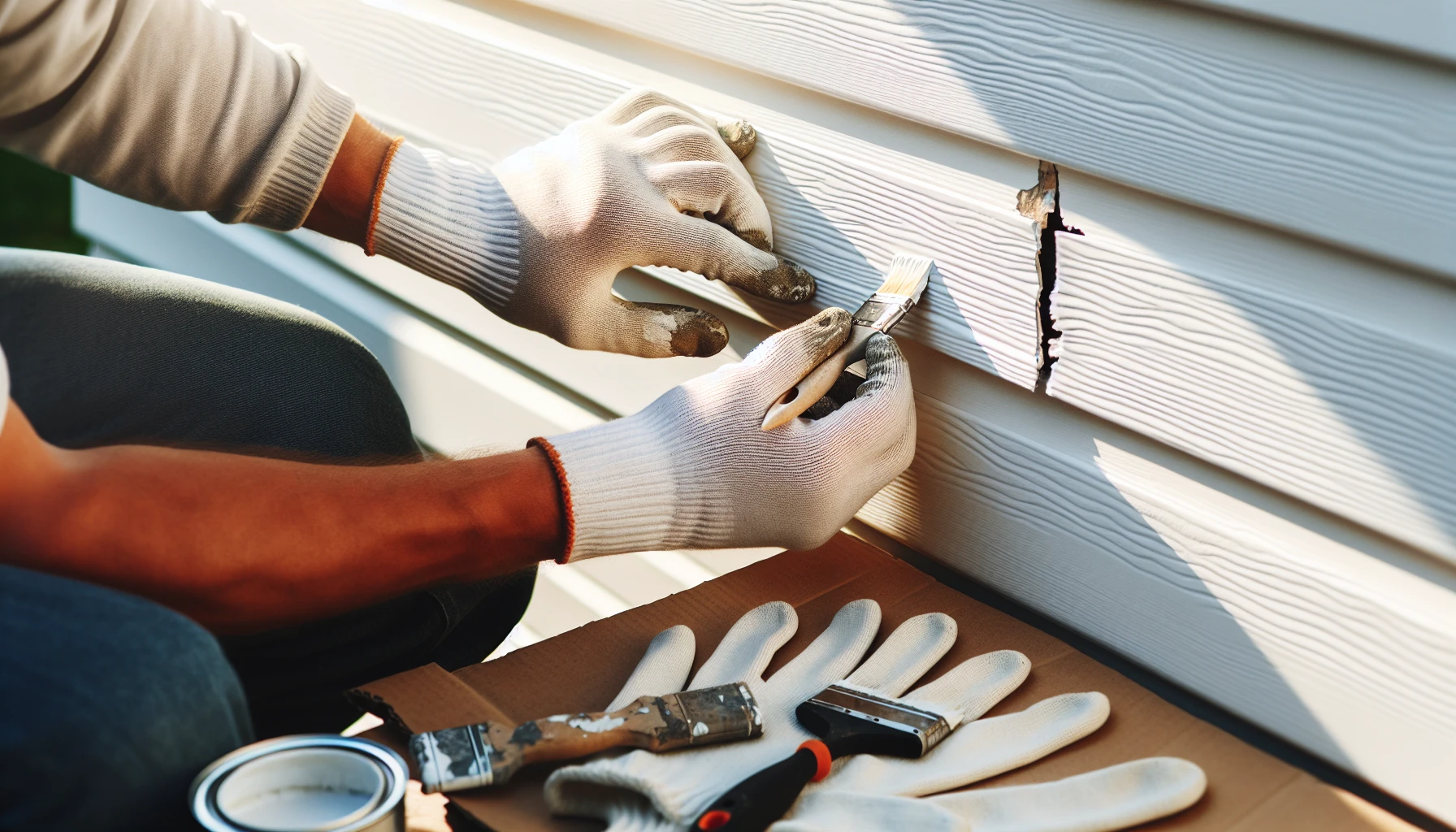 Maintenance and repair of vinyl siding