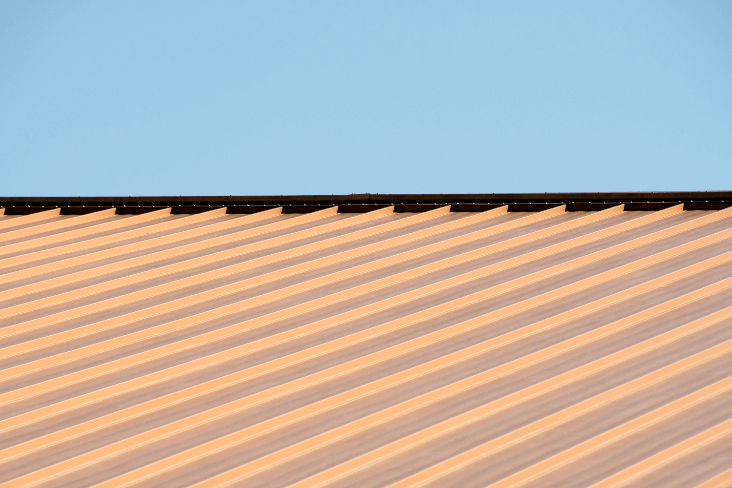 Copper roof installation on a Mid-Missouri property