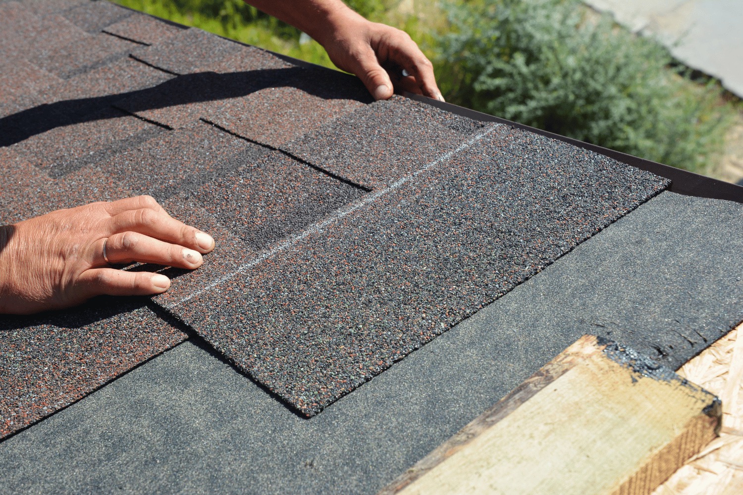 DIY roof shingle installation 