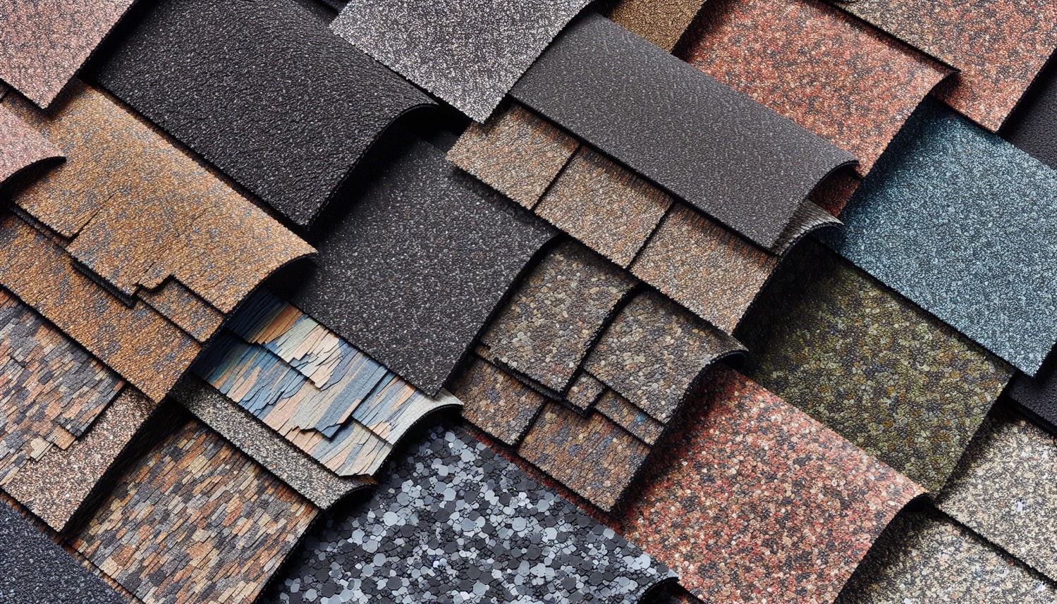 Variety of asphalt shingle designs