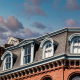 Illustration of different mansard roof variations