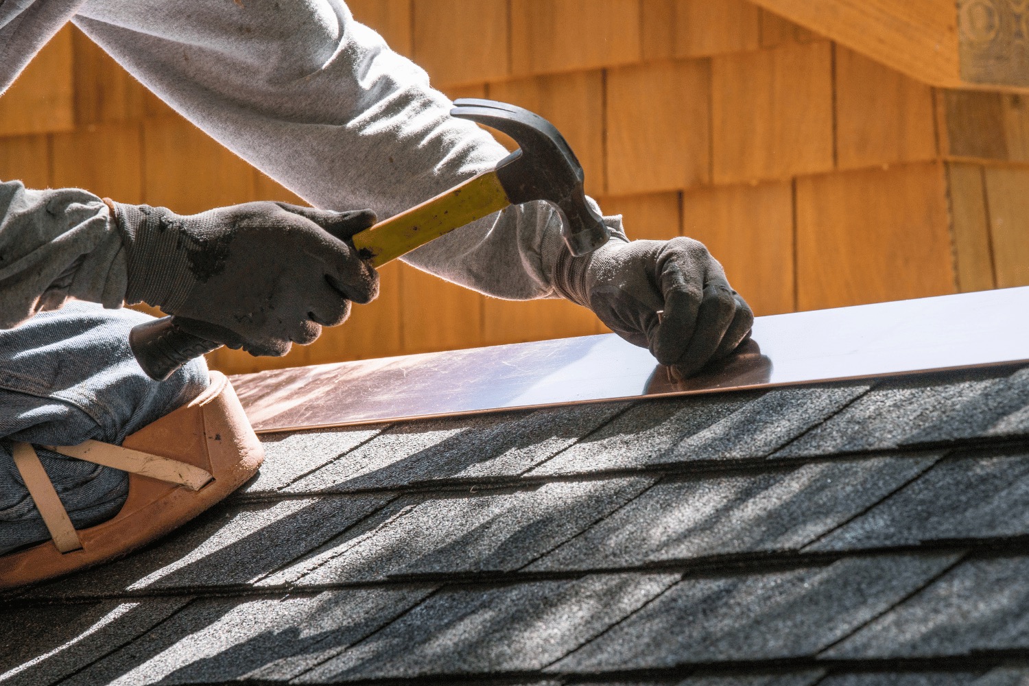 An illustration depicting various factors affecting roof longevity, such as weather conditions and maintenance practices. 