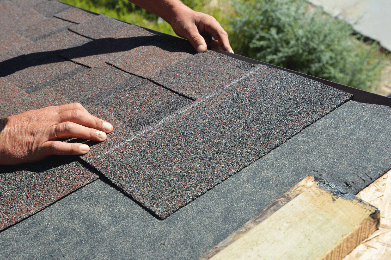 An illustration showing various types of roof decking materials.