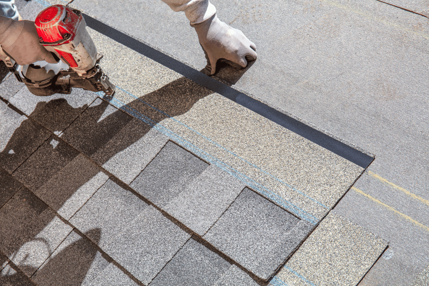 An illustration depicting various composite roofing materials, showcasing what is composite roof. 