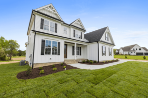 An example of board and batten siding showcasing its unique texture and design.