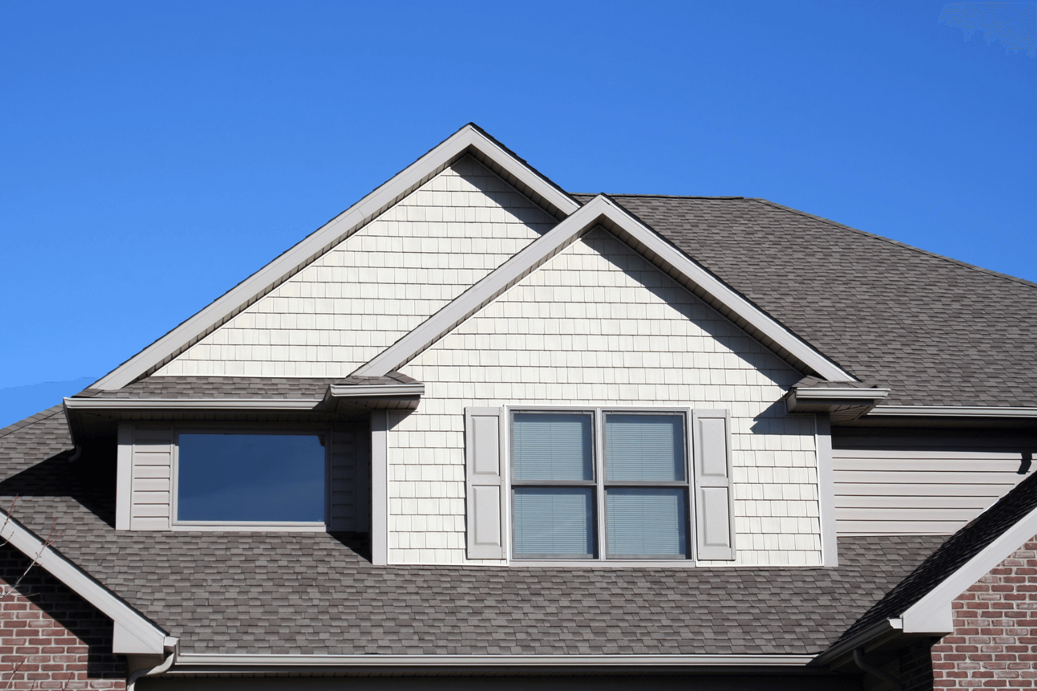 An illustration depicting the functions of roof eaves in protecting a house. 