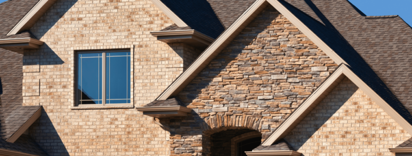 Architectural styles featuring gable roofs, including Craftsman and Tudor styles.