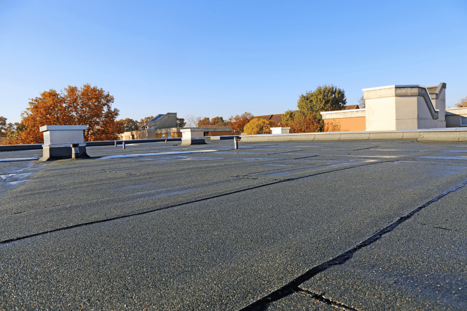 Professional help for flat roof waterproofing. 