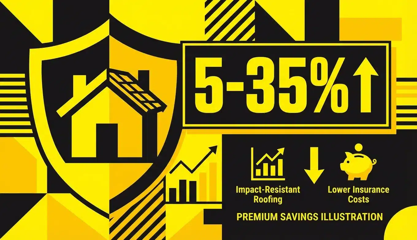Insurance premium savings of 5 to 35 percent for impact-resistant roofing in Missouri