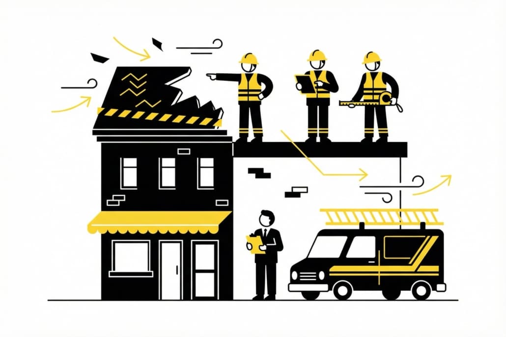 Storm Damage Roof Repair in Columbia MO - Featured Image