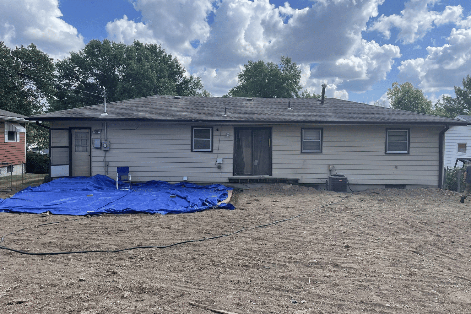 Deck Rebuilt Columbia MO Before