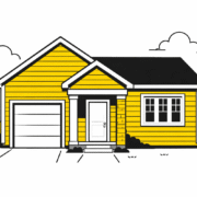 The image depicts a suburban home showcasing a fresh vinyl siding installation, enhancing the home's exterior with improved curb appeal. This project illustrates the benefits of siding replacement using durable materials, providing protection against harsh elements while being low maintenance for homeowners.