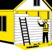 Vinyl siding installation on a Mid-Missouri home showing professional techniques and tools