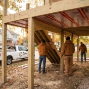 Under-deck insulation installation Columbia Missouri