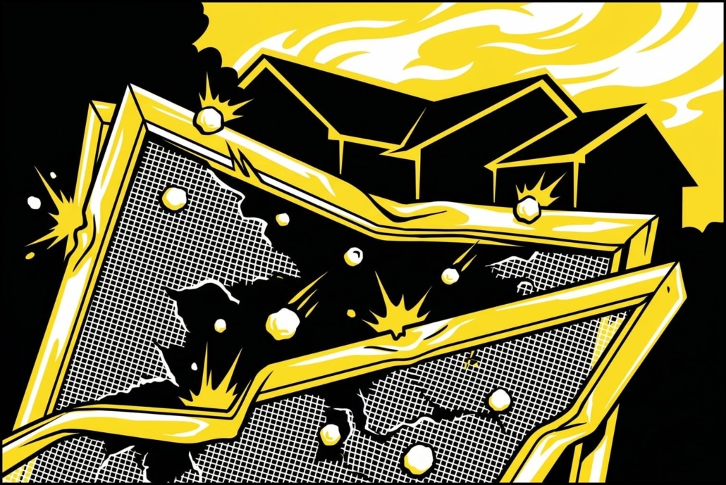 Do Hailstorms Damage Window Screens and Frames? - Featured Image