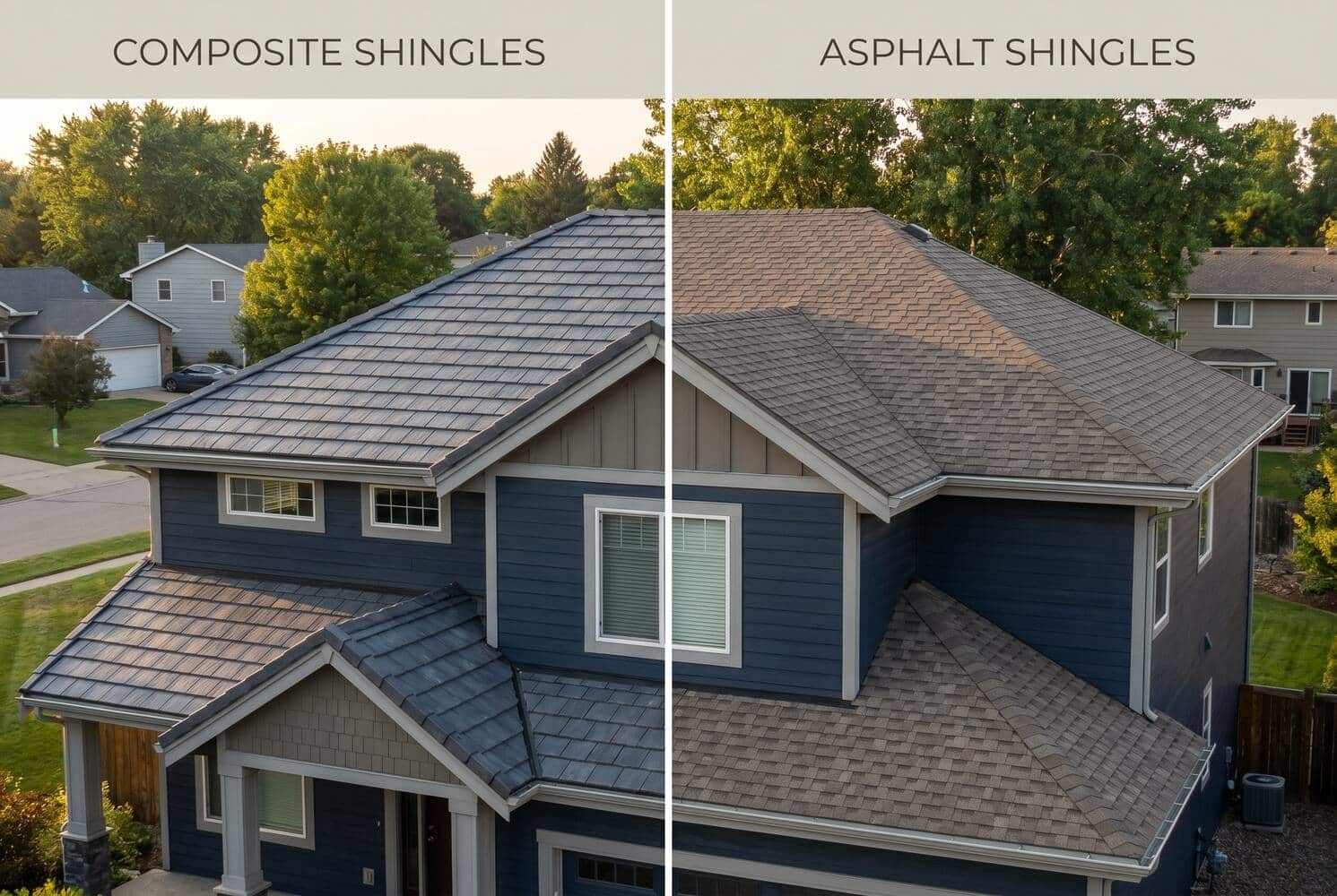 Composite vs asphalt shingles comparison for Missouri roofs