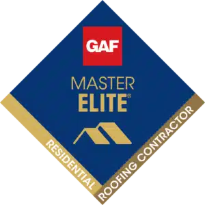 GAF Master Elite Residential Roofing Contractor badge
