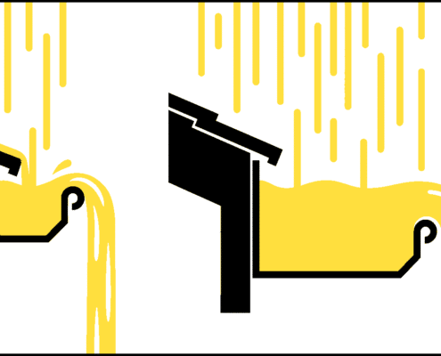 Five-inch and six-inch gutter capacity comparison during Missouri rain
