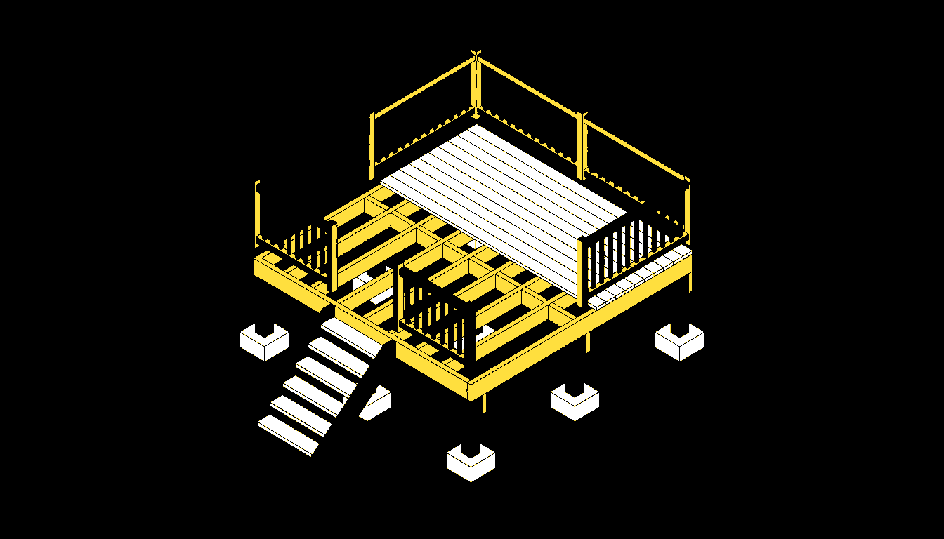 Deck replacement scope components for a Mid-Missouri home