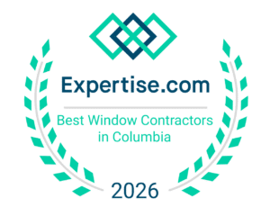 Expertise.com Best Window Contractors in Columbia 2026 badge