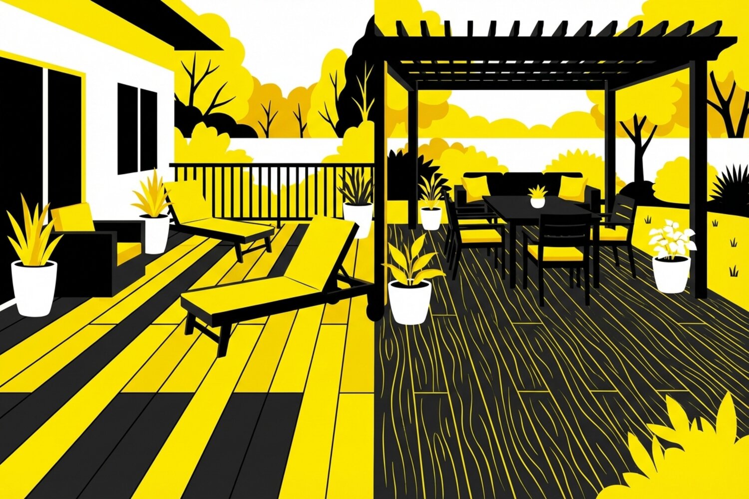 Composite deck vs wood deck comparison for Mid-Missouri homeowners