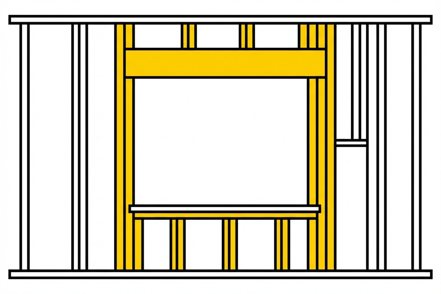 Framing a window opening in an existing wall in Columbia Missouri